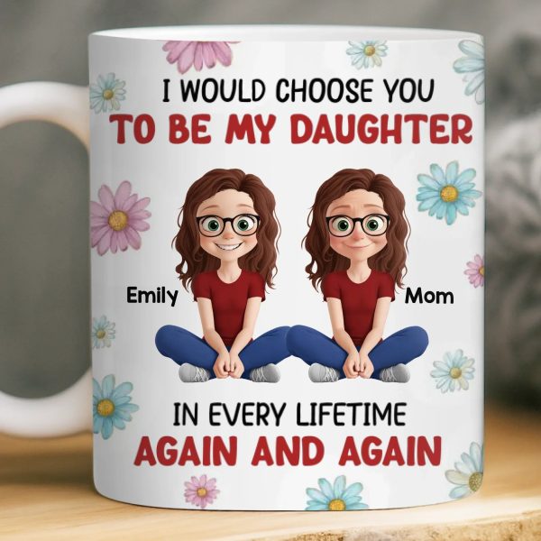 Custom Mug - Personalized Birthday Gifts For Mom, Daughter - A Circle Of Endless Love Custom Mug - Personalized Birthday Gifts For Mom, Daughter - A Circle Of Endless Love