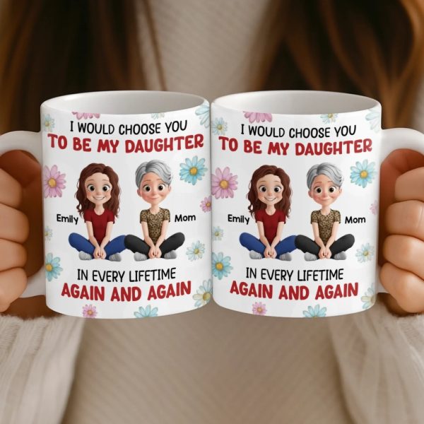 Custom Mug - Personalized Birthday Gifts For Mom, Daughter - A Circle Of Endless Love Custom Mug - Personalized Birthday Gifts For Mom, Daughter - A Circle Of Endless Love
