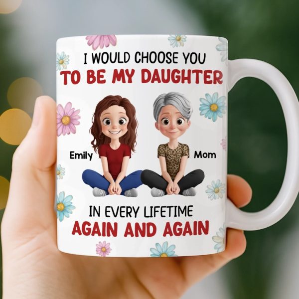 Custom Mug - Personalized Birthday Gifts For Mom, Daughter - A Circle Of Endless Love Custom Mug - Personalized Birthday Gifts For Mom, Daughter - A Circle Of Endless Love