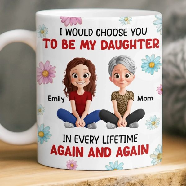 Custom Mug - Personalized Birthday Gifts For Mom, Daughter - A Circle Of Endless Love Custom Mug - Personalized Birthday Gifts For Mom, Daughter - A Circle Of Endless Love