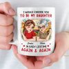 Custom Mug - Personalized Birthday Gifts For Mom, Daughter - A Daughter Love Lasts Forever Custom Mug - Personalized Birthday Gifts For Mom, Daughter - A Daughter Love Lasts Forever