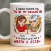 Custom Mug - Personalized Birthday Gifts For Mom, Daughter - A Daughter Love Lasts Forever Custom Mug - Personalized Birthday Gifts For Mom, Daughter - A Daughter Love Lasts Forever