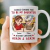 Custom Mug - Personalized Birthday Gifts For Mom, Daughter - A Daughter Love Lasts Forever Custom Mug - Personalized Birthday Gifts For Mom, Daughter - A Daughter Love Lasts Forever