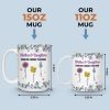 Custom Mug - Personalized Birthday Gifts For Mom, Daughter - Forever Linked As Family Custom Mug - Personalized Birthday Gifts For Mom, Daughter - Forever Linked As Family