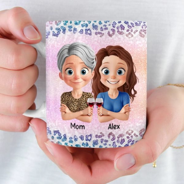 Custom Mug - Personalized Birthday Gifts For Mom, Daughter - Like Mother Like Daughter Custom Mug - Personalized Birthday Gifts For Mom, Daughter - Like Mother Like Daughter