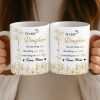 Custom Mug - Personalized Birthday Gifts For Mom, Daughter - Sunshine Shines Through A Daughter Custom Mug - Personalized Birthday Gifts For Mom, Daughter - Sunshine Shines Through A Daughter