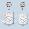 Custom Mug - Personalized Birthday Gifts For Mom, Daughter - You Are My Safe Place Custom Mug - Personalized Birthday Gifts For Mom, Daughter - You Are My Safe Place