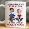 Custom Mug - Personalized Birthday Gifts For Mom, Son - Behind Every Great Son Is A Loving Mom Custom Mug - Personalized Birthday Gifts For Mom, Son - Behind Every Great Son Is A Loving Mom