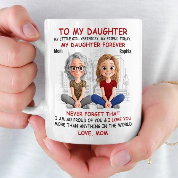 Custom Mug - Personalized Birthday Gifts For Mom, Son, Daughter - My Child My Forever Gift Custom Mug - Personalized Birthday Gifts For Mom, Son, Daughter - My Child My Forever Gift