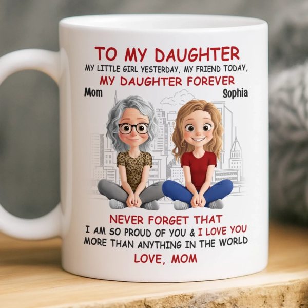 Custom Mug - Personalized Birthday Gifts For Mom, Son, Daughter - My Child My Forever Gift Custom Mug - Personalized Birthday Gifts For Mom, Son, Daughter - My Child My Forever Gift