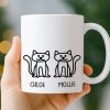 Custom Mug - Personalized Christmas Birthday Gifts For Cat Lovers, Cat Mom And Dad - Daily Dose Of Purr Therapy Custom Mug - Personalized Christmas Birthday Gifts For Cat Lovers, Cat Mom And Dad - Daily Dose Of Purr Therapy