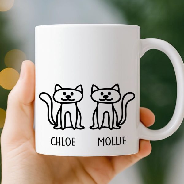 Custom Mug - Personalized Christmas Birthday Gifts For Cat Lovers, Cat Mom And Dad - Daily Dose Of Purr Therapy Custom Mug - Personalized Christmas Birthday Gifts For Cat Lovers, Cat Mom And Dad - Daily Dose Of Purr Therapy