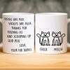 Custom Mug - Personalized Christmas Birthday Gifts For Cat Lovers, Cat Mom And Dad - Daily Dose Of Purr Therapy Custom Mug - Personalized Christmas Birthday Gifts For Cat Lovers, Cat Mom And Dad - Daily Dose Of Purr Therapy