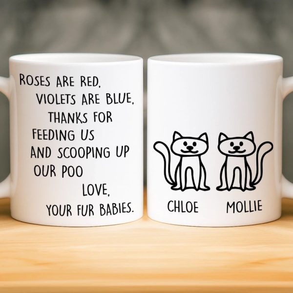 Custom Mug - Personalized Christmas Birthday Gifts For Cat Lovers, Cat Mom And Dad - Daily Dose Of Purr Therapy Custom Mug - Personalized Christmas Birthday Gifts For Cat Lovers, Cat Mom And Dad - Daily Dose Of Purr Therapy