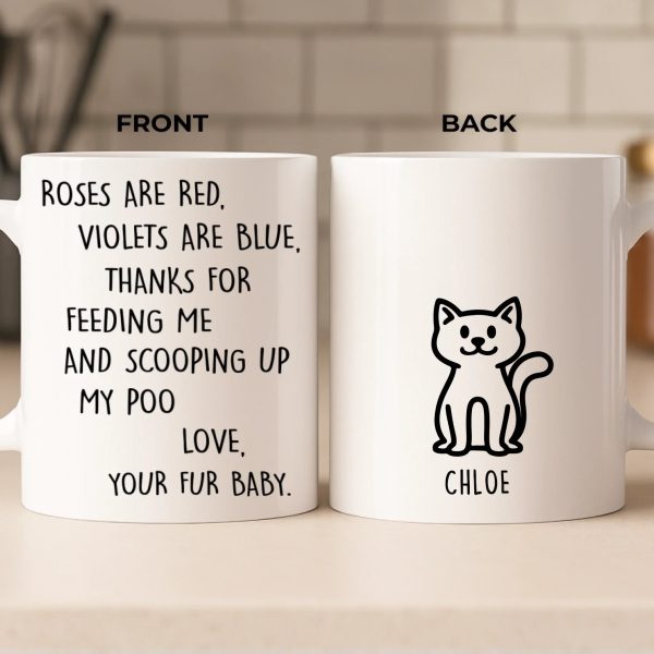 Custom Mug - Personalized Christmas Birthday Gifts For Cat Lovers, Cat Mom And Dad - Daily Dose Of Purr Therapy Custom Mug - Personalized Christmas Birthday Gifts For Cat Lovers, Cat Mom And Dad - Daily Dose Of Purr Therapy