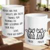 Custom Mug - Personalized Christmas Birthday Gifts For Cat Lovers, Cat Mom And Dad - Daily Dose Of Purr Therapy Custom Mug - Personalized Christmas Birthday Gifts For Cat Lovers, Cat Mom And Dad - Daily Dose Of Purr Therapy