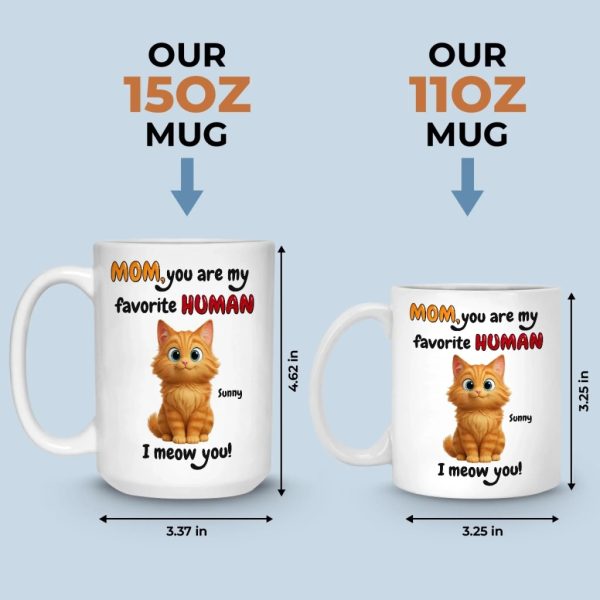 Custom Mug - Personalized Christmas Birthday Gifts For Cat Lovers, Cat Mom And Dad - Meow Mode On Custom Mug - Personalized Christmas Birthday Gifts For Cat Lovers, Cat Mom And Dad - Meow Mode On