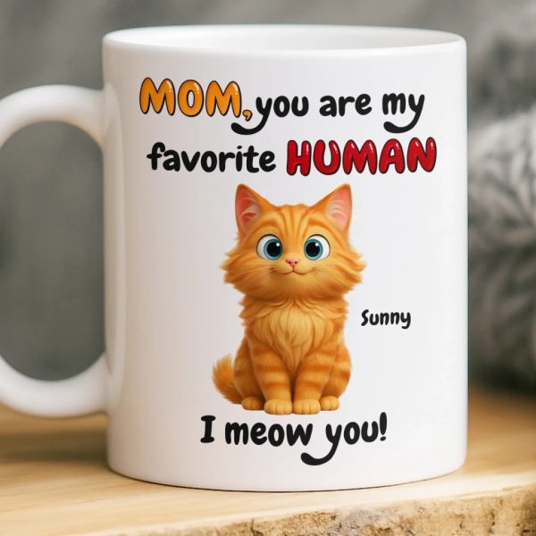 Custom Mug - Personalized Christmas Birthday Gifts For Cat Lovers, Cat Mom And Dad - Meow Mode On Custom Mug - Personalized Christmas Birthday Gifts For Cat Lovers, Cat Mom And Dad - Meow Mode On
