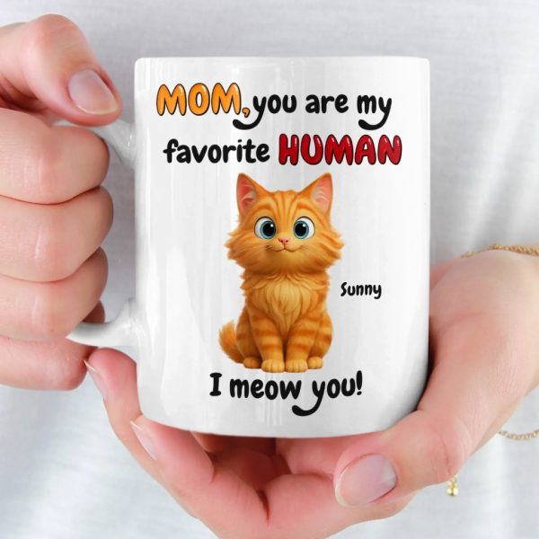 Custom Mug - Personalized Christmas Birthday Gifts For Cat Lovers, Cat Mom And Dad - Meow Mode On Custom Mug - Personalized Christmas Birthday Gifts For Cat Lovers, Cat Mom And Dad - Meow Mode On