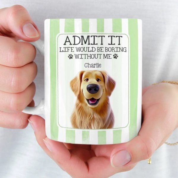 Custom Mug - Personalized Christmas Birthday Gifts For Dog Cat Lovers, Dog Dad And Mom, Cat Owners - Life Is Better With Pets Custom Mug - Personalized Christmas Birthday Gifts For Dog Cat Lovers, Dog Dad And Mom, Cat Owners - Life Is Better With Pets