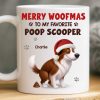 Custom Mug - Personalized Christmas Birthday Gifts For Dog Lovers, Dog Dad And Mom - Merry Woofmas, Hooman Custom Mug - Personalized Christmas Birthday Gifts For Dog Lovers, Dog Dad And Mom - Merry Woofmas, Hooman