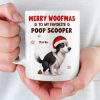 Custom Mug - Personalized Christmas Birthday Gifts For Dog Lovers, Dog Dad And Mom - Merry Woofmas, Hooman Custom Mug - Personalized Christmas Birthday Gifts For Dog Lovers, Dog Dad And Mom - Merry Woofmas, Hooman