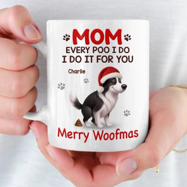 Custom Mug - Personalized Christmas Birthday Gifts For Dog Lovers, Dog Dad And Mom - Official Poop Manager Of The Year Custom Mug - Personalized Christmas Birthday Gifts For Dog Lovers, Dog Dad And Mom - Official Poop Manager Of The Year