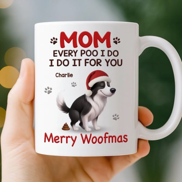 Custom Mug - Personalized Christmas Birthday Gifts For Dog Lovers, Dog Dad And Mom - Official Poop Manager Of The Year Custom Mug - Personalized Christmas Birthday Gifts For Dog Lovers, Dog Dad And Mom - Official Poop Manager Of The Year