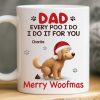Custom Mug - Personalized Christmas Birthday Gifts For Dog Lovers, Dog Dad And Mom - Official Poop Manager Of The Year Custom Mug - Personalized Christmas Birthday Gifts For Dog Lovers, Dog Dad And Mom - Official Poop Manager Of The Year