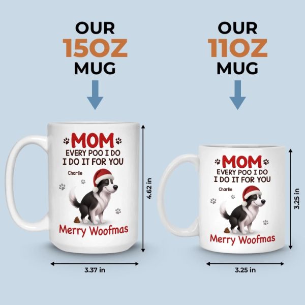 Custom Mug - Personalized Christmas Birthday Gifts For Dog Lovers, Dog Dad And Mom - Official Poop Manager Of The Year Custom Mug - Personalized Christmas Birthday Gifts For Dog Lovers, Dog Dad And Mom - Official Poop Manager Of The Year