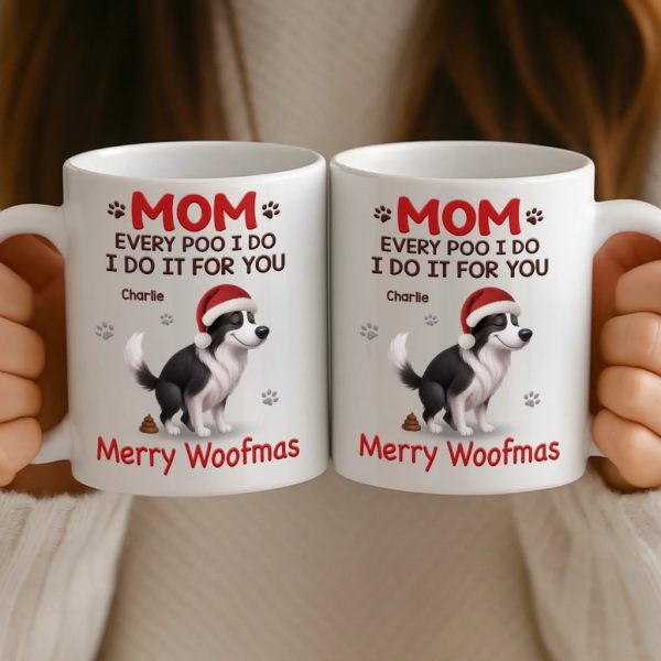 Custom Mug - Personalized Christmas Birthday Gifts For Dog Lovers, Dog Dad And Mom - Official Poop Manager Of The Year Custom Mug - Personalized Christmas Birthday Gifts For Dog Lovers, Dog Dad And Mom - Official Poop Manager Of The Year