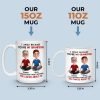Custom Mug - Personalized Christmas Birthday Gifts For Grandpa, Grandma, Grandson, Granddaughter - Generations Of Warmth