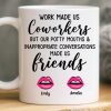 Custom Mug - Personalized Funny Gifts For Coworker, Work Bestie - Teamwork Makes Days Better Custom Mug - Personalized Funny Gifts For Coworker, Work Bestie - Teamwork Makes Days Better