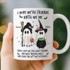 Custom Mug - Personalized Halloween Birthday Gifts For Women, Besties, Sisters, BFF - Spooky Nights With My Bestie Custom Mug - Personalized Halloween Birthday Gifts For Women, Besties, Sisters, BFF - Spooky Nights With My Bestie