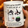 Custom Mug - Personalized Halloween Birthday Gifts For Women, Besties, Sisters, BFF - Spooky Nights With My Bestie Custom Mug - Personalized Halloween Birthday Gifts For Women, Besties, Sisters, BFF - Spooky Nights With My Bestie