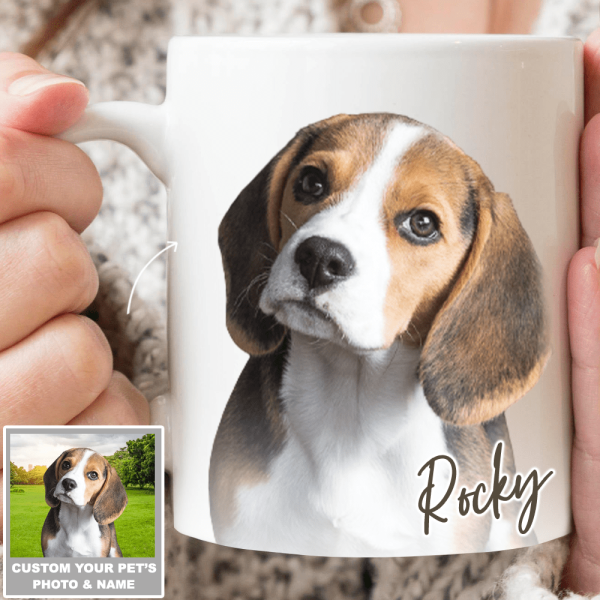 Custom Pet Photo Dog Coffee Mug TA29 889821 Custom Pet Photo Dog Coffee Mug TA29 889821