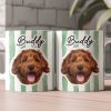 Custom Pet Portrait Mug Dog Lover Cat Lover Gift - Personalized Mug