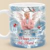 Custom Photo A Big Piece Of My Heart Lives In Heaven - Memorial Personalized Custom Mug - Sympathy Gift For Family Members Custom Photo A Big Piece Of My Heart Lives In Heaven - Memorial Personalized Custom Mug - Sympathy Gift For Family Members