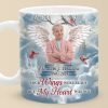 Custom Photo A Big Piece Of My Heart Lives In Heaven - Memorial Personalized Custom Mug - Sympathy Gift For Family Members Custom Photo A Big Piece Of My Heart Lives In Heaven - Memorial Personalized Custom Mug - Sympathy Gift For Family Members