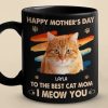 Custom Photo A Mother Must Think Twice - Dog & Cat Personalized Custom Black Mug - Mother's Day, Gift For Pet Owners, Pet Lovers Custom Photo A Mother Must Think Twice - Dog & Cat Personalized Custom Black Mug - Mother's Day, Gift For Pet Owners, Pet Lovers