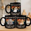 Custom Photo A Mother Must Think Twice - Dog & Cat Personalized Custom Black Mug - Mother's Day, Gift For Pet Owners, Pet Lovers Custom Photo A Mother Must Think Twice - Dog & Cat Personalized Custom Black Mug - Mother's Day, Gift For Pet Owners, Pet Lovers
