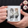 Custom Photo And Name Cat White Mug For Cat Pet Lovers HA75 897598 Custom Photo And Name Cat White Mug For Cat Pet Lovers HA75 897598