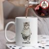 Custom Photo And Name Cat White Mug For Cat Pet Lovers HA75 897598 Custom Photo And Name Cat White Mug For Cat Pet Lovers HA75 897598