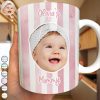 Custom Photo Baby Face This Mom Grandma Belongs To - Personalized White Edge-to-Edge Mug Custom Photo Baby Face This Mom Grandma Belongs To - Personalized White Edge-to-Edge Mug