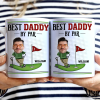 Custom Photo Best Dad By Par - Personalized White Edge-to-Edge Mug Custom Photo Best Dad By Par - Personalized White Edge-to-Edge Mug