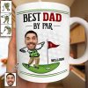 Custom Photo Best Dad By Par - Personalized White Edge-to-Edge Mug Custom Photo Best Dad By Par - Personalized White Edge-to-Edge Mug