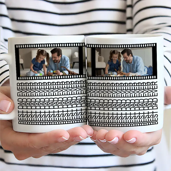 Custom Photo Best Dad Ever Hidden Message - Personalized Mug Custom Photo Best Dad Ever Hidden Message - Personalized Mug