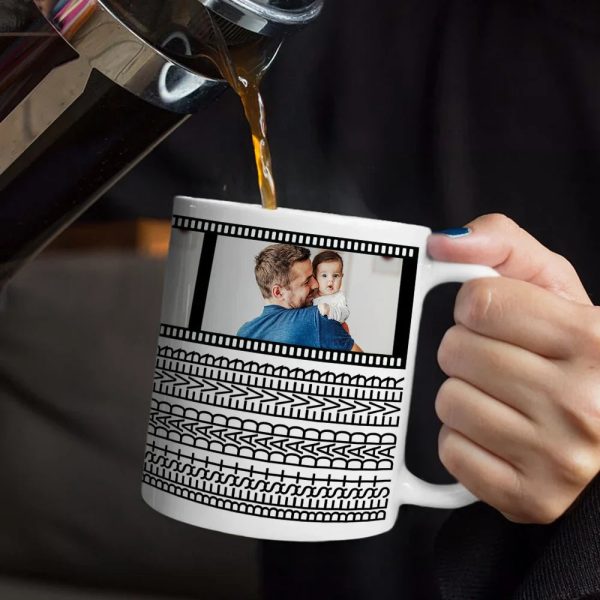 Custom Photo Best Dad Ever Hidden Message - Personalized Mug Custom Photo Best Dad Ever Hidden Message - Personalized Mug