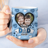 Custom Photo Best Dad Ever With Heart Pattern 3D Inflated Effect Mug HO82 890526 Custom Photo Best Dad Ever With Heart Pattern 3D Inflated Effect Mug HO82 890526