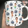 Custom Photo Best Dad Grandpa Ever - 3D Inflated Effect Printed, Personalized White Edge-to-Edge Mug Custom Photo Best Dad Grandpa Ever - 3D Inflated Effect Printed, Personalized White Edge-to-Edge Mug
